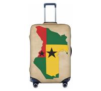 Togo Map with Two Black Stars Print Travel Luggage Cover Suitcase Cover Protector Suitcase Washable Baggage Covers Anti-Scratch