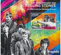 Togo miniature sheet 1039 (complete. issue) unmounted mint/never hinged ** MNH 2014 Rolling Stones (Stamps for collectors) music/dance