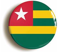 TOGO TOGOLESE NATIONAL FLAG BADGE BUTTON PIN (Size is 1inch / 25mm diameter)
