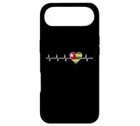 Togolese Flag Heartbeat Togo Heart West Africa Country Case for iPhone Air
