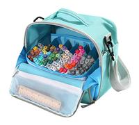 Togood Storage Tote Bag for Marker Pens Brush Pen Coloring Pencils Books Art and Crafts Supplies Tools Cosmetics, Up to 130 Pens,Blue
