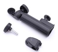 TOGOODS Universal Golf Trolley Umbrella Holder Stand Plastic Golf Umbrella Holder Accessory Station for Powakaddy Motocaddy Universal Push Cart Black