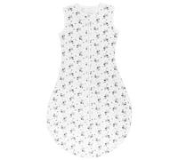TOGOU2S Baby Sleeping Bag, 0.5 Tog Sleeping Bag 18-36 Months, Sleeping Bag Baby with Adjustable Length 85-100cm, Soft Cotton Breathable Summer Baby Sleeping Bag, Pony Print