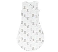 TOGOU2S Baby Sleeping Bag 0 to 6 Months, 0.5 Tog Sleeping Bag Baby 65cm, Soft Cotton Breathable Toddler Sleeping Bag, Baby Swaddle Wrap Newborn, Bear Print