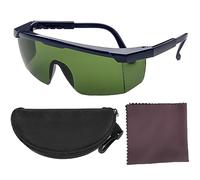 TogtherKings Laser Safety Glasses, 200 nm - 2000 nm, Stylish Protective Glasses, Diode Laser Safety Glasses, with Glasses Cleaning Cloth and Glasses Case, Fully Protect Your Eyes (Green)