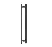 TOGU TG-6023 36-Inch Commercial Offset Push Pull Door Handle, Long Heavy-Duty Ladder Pull, 304 Stainless Steel for Barn, Glass, Shower, Interior & Exterior Doors, Matte Black Finish