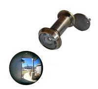 TOGU TG2814YG-AB Solid Brass UL Listed 220-degree Door Viewer with Heavy Duty Privacy Cover for 1-3/8" to 2-1/6" Doors, Antique Bronze Finish