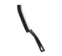 Toguma Small Hard Bristle Crevice Cleaning Brush Gap Cleaning Brush Grout Cleaner Brush Cleaning Tools for Household Kitchen Bathroom (Black)