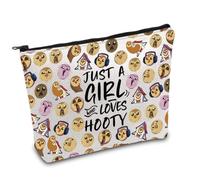 TOH Merch Hooty King Cosmetic Bag Animal Kingdom Gift Hooty Emotions Inspire Makeup Bag WDW Trip Gift (Hooty UK)