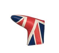 TOHMLAPE UK Flag Design Golf Blade Putter Head Covers headcover with Closure Fits All Brands TaylorMade Titleist Scotty Cameron Ping Callaway