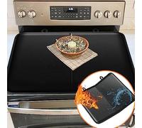 TOHONFOO RV Stove Top Cover for 3 4 Burner Gas, Fireproof and Waterproof Foldable Camper Stovetop Cover, Gas Stove Burner Stove Guard Decor Mate Stove Topper, Easy to Use and Clean for RV Camping