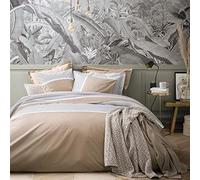 Toi et Moi Plain Cotton Percale Duvet Cover 140 x 200 cm Made in France