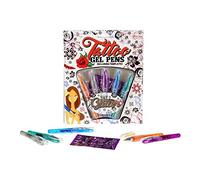 Toi-Toys - 45622A Tattoo Gel Pens on Card, 5 Pieces, Multi-Coloured