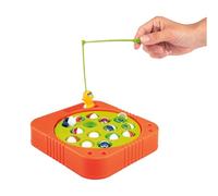 Toi-Toys Electronic Fish Fishing Game with Three Fishing Rods Electric Fishing Rod for Children - Fun at Children's Birthday, Perfect for Game Evening Party Game