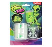 Toi-Toys Glow 'N Fun Glow in the Dark Slime with Alien Figure