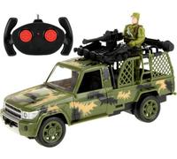 Toi-Toys - Soldier Army Jeep R/C Light Included Battery Not Scenic, 15206 a, multi-coloured