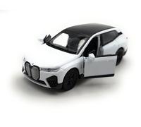 Toi-Toys Welly Model car BMW IX 4 SUV, miniature car, scale 1:39 / L 12cm, white