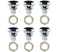 Toifucos 6 Pack Solar Wine Bottle Lights, 2M 20 LEDs String Fairy Lights Outdoor Waterproof Diamond Cork Lights for Wedding Holiday Garden Patio Pathway Decor Lamp