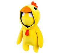 Toikido Gang Beasts Stretchy Plush - 10 Inch Cute Plushies - 4 to Collect - Huggable Kids Toys - Great Gifts - Yellow Chicken Kigurumi