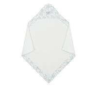 Toile de Jouy bath cape Grey one size