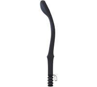 Toilet Aid Tools, Comfort Silicone Bottom Buddy Wiping Aid with Hanging Ring, Toilet Assistance for Elderly, Bedridden, Pregnancy, Handicap (Black)