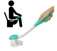 Toilet Aid Wiper Self Assist Bathroom Bottom Butt Wipe Helper Wand Long Reach Comfort Wipe Tool Paper Tissue for Pregnant After Surgery Seniors Arm Handicap Bariatric