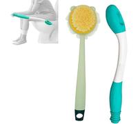 Toilet Aids for Wiping Bottom Set 2PCS,Long Handled Sponge,Bottom Wipers for Disabled People Overweight and Elderly
