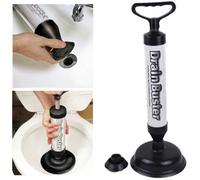 Toilet And Sink Drain Unblocker Plunger , Heavy Duty Vacuum Drain Buster