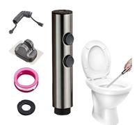 Toilet Bidet Sprayer, Stainless Steel Attachment with Hose | Bidet Sprayer for Bathroom with Adjustable Water Pressure, for Bathroom Cleaning, Personal Hygiene in the Shower and