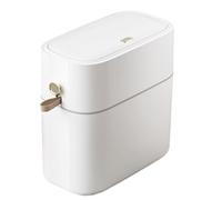 Toilet Bin - Trash Can | Bathroom Bins | Dust Bin for Bedroom Kitchen Bathroom Living Room OffiCce Trash Compactor Waste Basket Slim Kitchen Rubbish Trashh Can Garbage Dustbin for Indoor