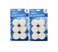 Toilet Block Bleach Blocks 12Pack