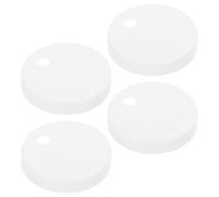Toilet Bolt Caps Decorative Covers 2 Pair White Plastic