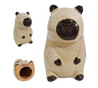 Toilet Bolts Cover | Capybara Frog Shape Toilet Floor Screw Covers - Ceramic Bolts Caps Decorative Cute Bathroom Decor Accessories Rust Prevention