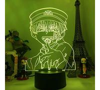 Toilet Bound Hanako Kun Anime Manga Series 3D Night Light Table Desk Lamp,Yunplus 7 Colors Optical Illusion Touch Control Lights with Acrylic Flat & ABS Base & USB Cable