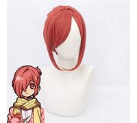 Toilet-bound Hanako-kun Mitsuba Cosplay Wig Orange Synthetic Hair Wig Ponytail Style Halloween Party Costume Play Wigs Pelucas