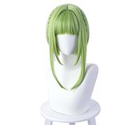 Toilet-Bound Hanako-Kun Nanamine Sakura Cosplay Wig 45Cm Heat Resistant Synthetic Hair For Women Girl Anime Party Wig Green Nanamine Sakura