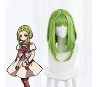 Toilet Bound Hanako Kun Nanamine Sakura Cosplay Wig Green Synthetic Hair Wig Pelucas Anime Costume Wigs