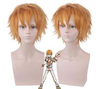 Toilet-Bound Jibaku Shounen Hanako-Kun Minamoto Kou Blonde Short Daily Cosplay Heat Resistant Synthetic Hair + Free Wig Cap PL-906