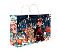 Toilet Bounds Hanako Kun Collections Bag - Anime Figure Poster Stand Card Badge Stickers Bag - Hanako＆Nene Figure Cosplay Decorations Set