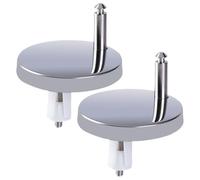 Toilet Bowl Blind Hole Fasteners | 2X Replacement Hinges Fixing Nuts | Quick Release Nuts Bolts for Home Apartment Hotel Bathroom