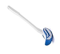 Toilet Bowl Brush, Deep Cleaning Toilet Cleaner Curved Toilet Brush Long Handle Bathroom Cleaning Portable Bowl Cleaner for Bathroom