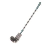 Toilet Bowl Brush Side Brush Long Handle Toilet Cleaning Brush Bathroom Dead Corner Cleaning(Green)