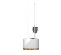Toilet Bowl Brush Toilet Brush Set With Drain No Dead Corner With Base Cleaning Toilets Brush Set(White)