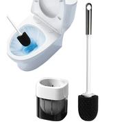 Toilet Bowl Brush, Wall Mounted Scrubber, Bathroom Cleaning Tool, Floor Tile Cleaner, Grout Tub Scrubber, Shower Cleaning Brush, Plunger Toilet Cleaner, Compact Restroom Accessory, Durable Sanitary To