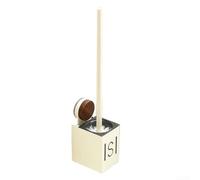 Toilet Bowl Brush With Wall Mount Holder Featuring Carbon Steel Support ABS Handle And Prevention Cover(white)