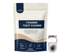 Toilet Bowl Cleaner, Foaming Cleaning Powder, Fast Dissolving Foam Formula, No Scrubbing, Splash-Free, Easy Flush Toilet Care Powder for Bathroom Routine