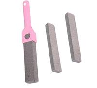 Toilet Bowl Cleaner Handle Toilet Bowl Cleaner Replaceable Design 1 Cleaning Handle 2 Cleaning Stones Refills for Kitchen Bath Pool Household Cleaning(Handle color random)
