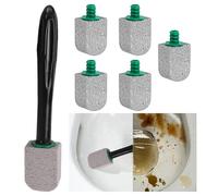 Toilet Bowl Cleaner - Toilet Cleaner Brush | Silicone Toilet Brushes & Holders | Strong Toilet Cleaner for Hard Stains | Limescale Remover Toilet | No Scratch Toilet Bowl Cleaning Tool for Home