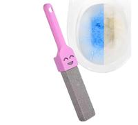 Toilet Bowl Pumice Stone with Handle - Hard Water and Stain Remover for Bathroom | Ergonomic Grip for Easy Scrubbing, Cleans Mineral Deposits, Rust, and Limescale Without Scratching Porcelain