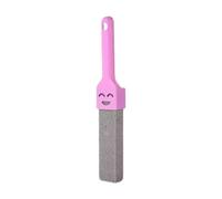 Toilet Bowl Pumice Stone with Handle - Heavy Duty Stain Remover Brush with Sturdy Design and Ergonomic Grip | Rust Ring and Limescale Cleaner for Bathroom Kitchen Sink Bathtub Tile Pools
